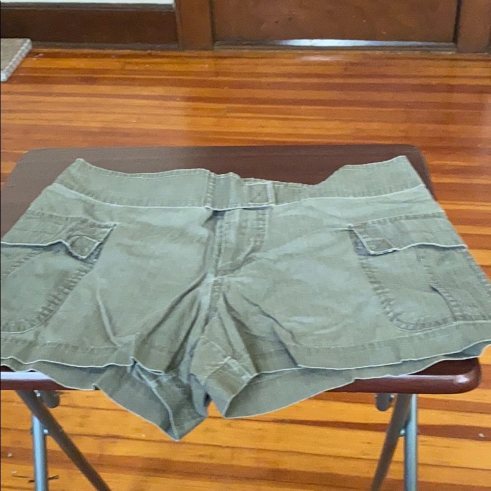 Olive green shorts